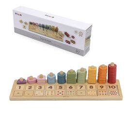 Развивающая деревянная игрушка «Цифры и счет» от бренда PolarB