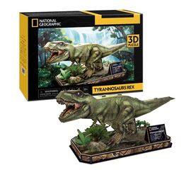 3D пазл “Тиранозавр Рекс” от бренда CubicFun, 52 элемента