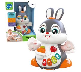 Интерактивная игрушка «Танцующий кролик» с музыкой и светом от бренда Hola Toys