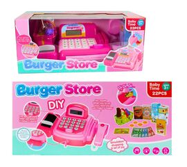 Кассовый аппарат "Бургерный магазин", со звуковыми и световыми эффектами