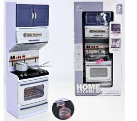 Игрушечная кухня для куклы со звуковыми и световыми эффектами