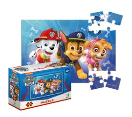 Пазл-мини от бренда Dodo «Маршалл, Гонщик и Скай», серия Щенячий патруль, 35 элементов