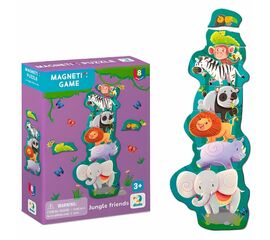 Магнитная игра от бренда Dodo "Друзья из джунглей", 8 элементов