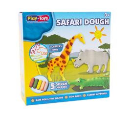 Игровой набор для лепки от бренда Play-Toys "Сафари"