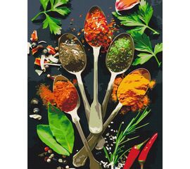 Картина по номерам 40*50 "Симфония специй" от бренда Brushme, без упаковки
