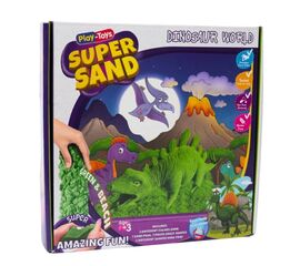 Кинетический набор от бренда Play-Toys "Мир динозавров из песка"