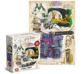 Пазл от бренда Dodo "Министерство магии и Аллея Ноктерна" серия Гарри Поттер, 450 элементов