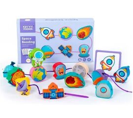 Деревянная игра-шнуровка «Космос » от бренда Metr+