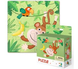 Пазл от бренда Dodo "Обезьянка", 16 элементов