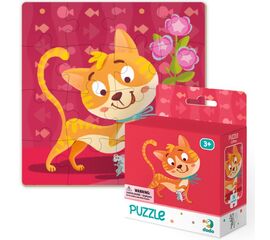 Пазл от бренда Dodo "Котик", 16 элементов