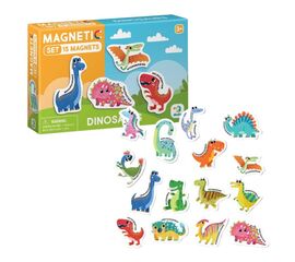 Магнитная игра от бренда Dodo "Динозавры", серия Magnetic set, 15 элементов
