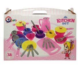 Детский кухонный набор от бренда ТехноК "Посуда", 38 предметов
