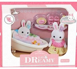Игровой набор с флоксовым зайцем "Ванная комната "