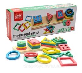 Игра-конструктор "Геометрический сортер" от бренда Fun Game Club