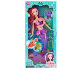 Музыкальная Кукла-Русалочка, фиолетовый хвост