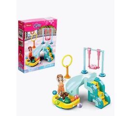 Конструктор от бренда Sluban “Детская площадка”, 90 элементов