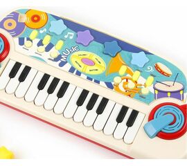 Детский синтезатор с микрофоном