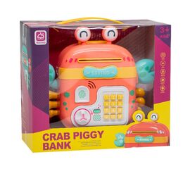 Копилка-сейф в виде рюкзака "Крабик"