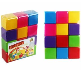 Кубики цветные от бренда M-TOYS, 12 штук