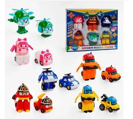 Набор трансформеров "Спасательная команда" из м/ф Робокар Поли