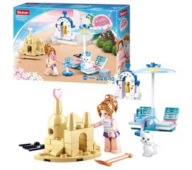 Конструктор от бренда Sluban “Райский пляж”, 102 элемента