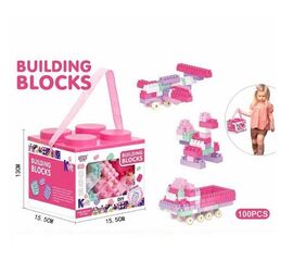 Блочный конструктор для девочек, 100 элементов