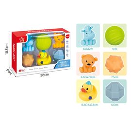 Набор игрушек для купания "Мячики и фигурки" от бренда Huanger