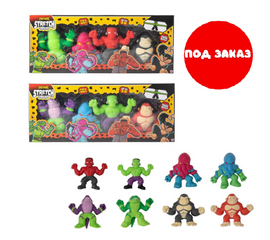 Набор из 4-х игрушек-антистресс «Stretcherz Stretch Squad»