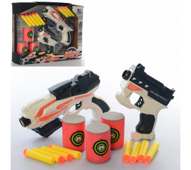 Игровой набор с оружием и мишенью от бренда Enwei