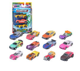 Набор из 3 машинок меняющих цвет от бренда Teamsterz, на выбор