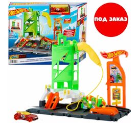 Игровой набор Hot Wheels «Заправочная станция Super Recharge»