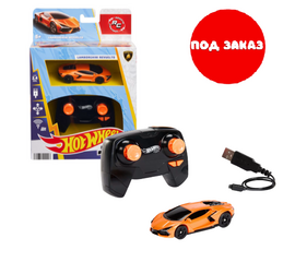 Hot Wheels Гоночный радиоуправляемый автомобиль 1:64 Lamborghini Revuelto