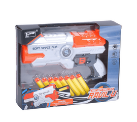 Бластер-пулемет с мягкими пулями на присоске от бренда Enwei