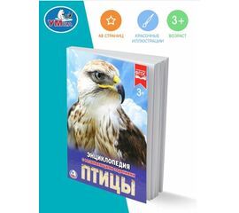 Детская энциклопедия с развивающими заданиями "Птицы"
