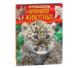Детская энциклопедия "Детеныши животных" от издательства Росмэн