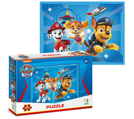Пазл «Гонщик, Скай и Маршалл», серия Щенячий патруль от бренда Dodo, 30 элементов