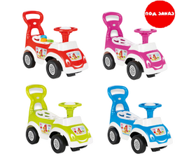 Машинка-каталка c сортером (4 цвета) от бренда Pilsan