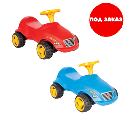 Машинка без педалей Fast Car, синяя/красная от бренда Pilsan