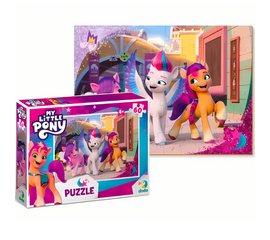 Пазл «Прогулка по городу» из серии Мой маленький пони от бренда Dodo, 60 элементов