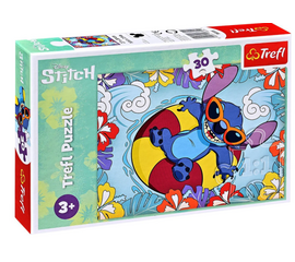 Пазл "Лило и Стич на каникулах" от бренда Trefl, 30 элементов