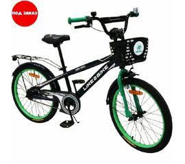 Детский двухколесный велосипед 20", зеленый