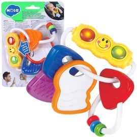 Погремушка прорезыватель «Ключики» со светом от бренда Hola Toys