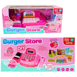 Кассовый аппарат "Бургерный магазин", со звуковыми и световыми эффектами