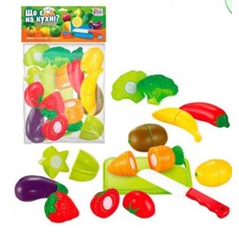 Продукты на липучках из серии "Что есть на кухне?" от бренда Fun Game, 12 элементов