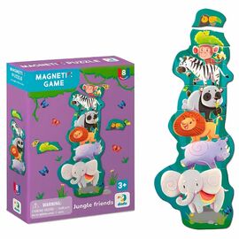 Магнитная игра от бренда Dodo "Друзья из джунглей", 8 элементов