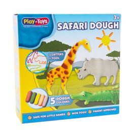 Игровой набор для лепки от бренда Play-Toys "Сафари"