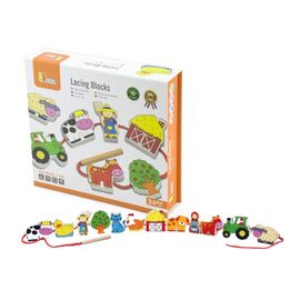 Деревянная игра-шнуровка «Ферма» от бренда Viga Toys