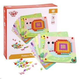 Деревянная мозаика «Веселые животные» от бренда Tooky Toy