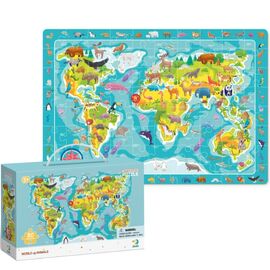 Пазл от бренда Dodo "Мир животных" серия Обсервационный пазл, 80 элементов