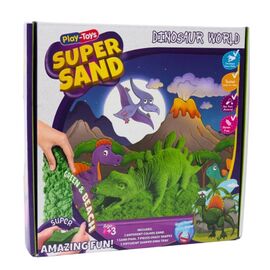 Кинетический набор от бренда Play-Toys "Мир динозавров из песка"